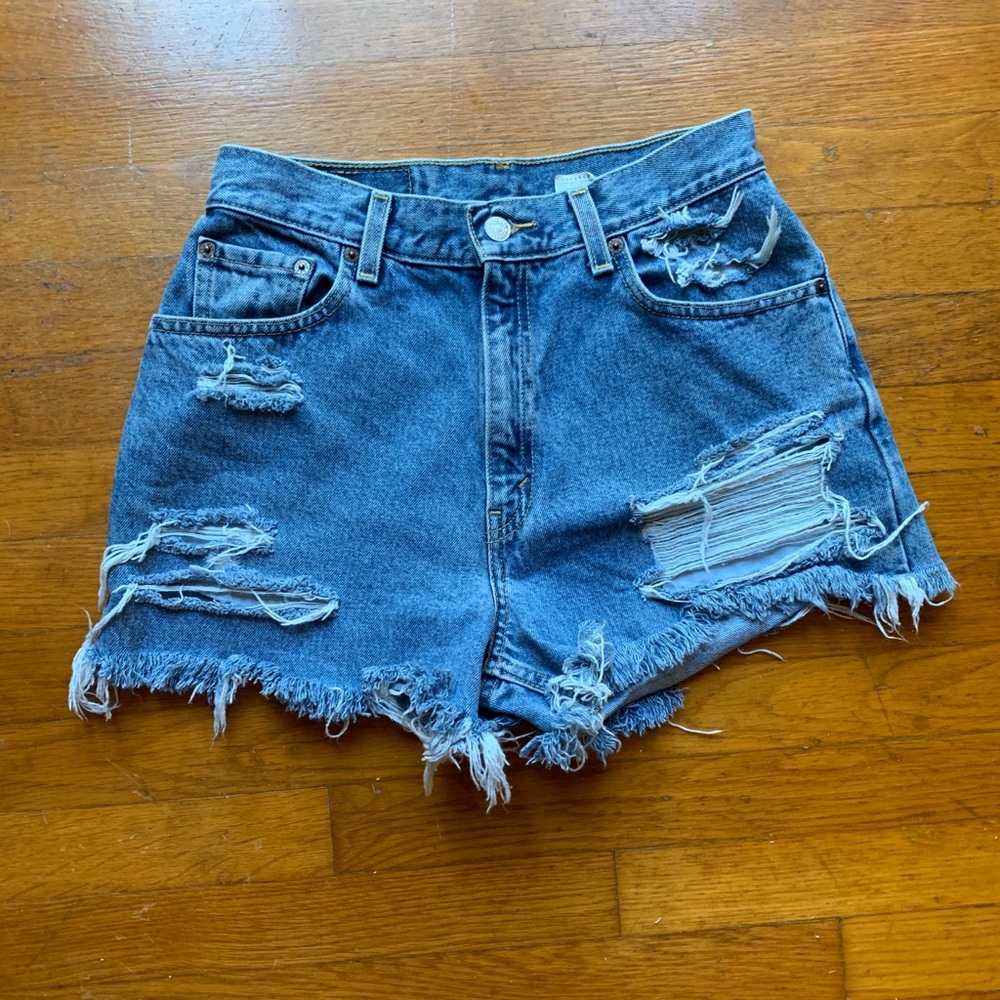 Vintage Levi Distressed Shorts